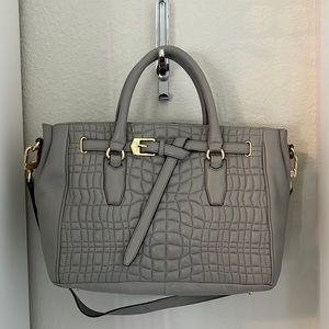 Aimee Kestenberg leather handbag grey/gold